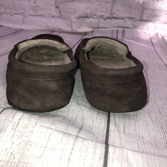 Goodfellow suede slippers dark brown size 7 - Picture 6 of 9